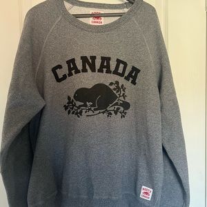 Roots Made in Canada Gray Crewneck